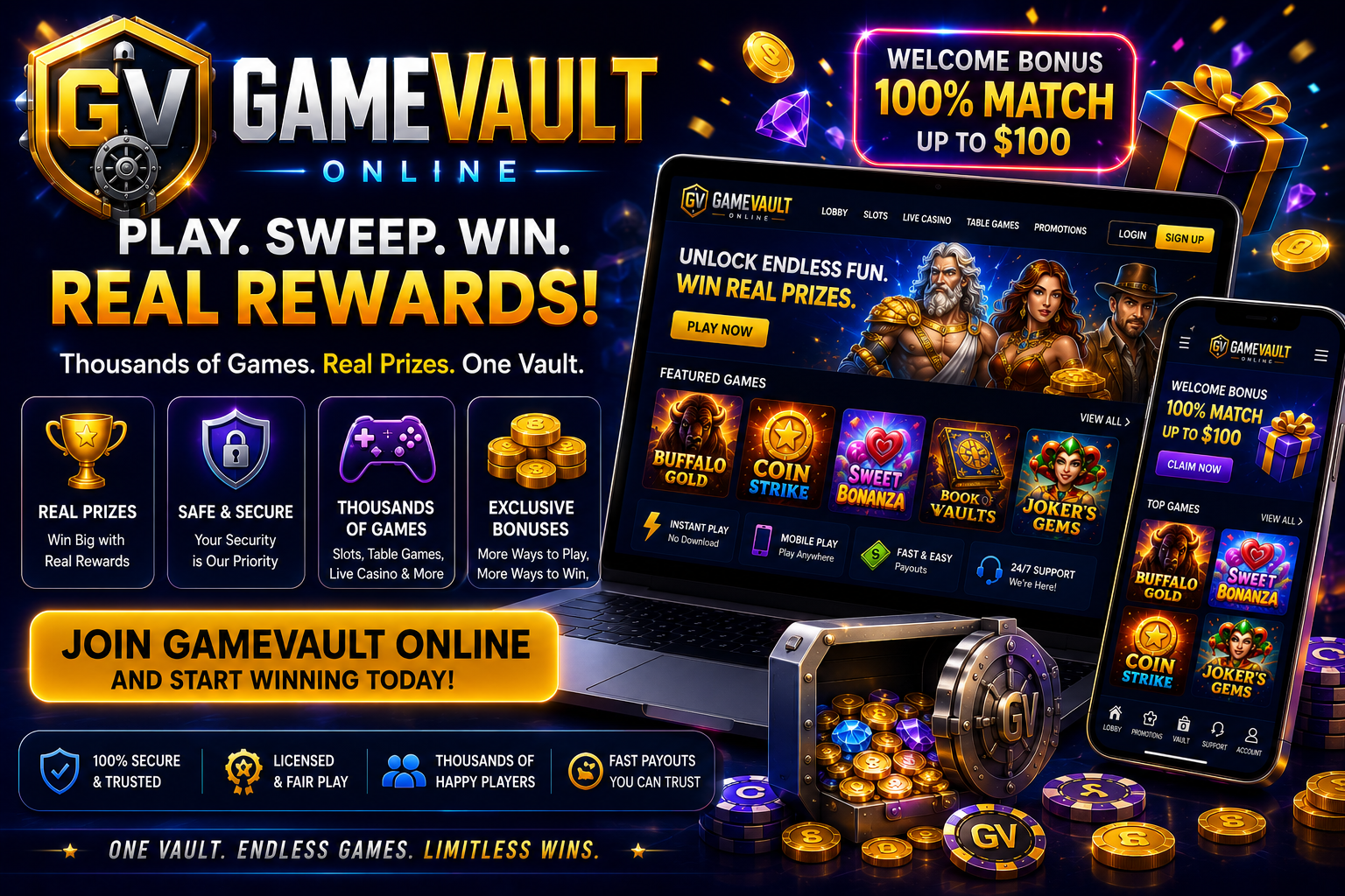 Beginner’s Guide to Game Vault Casino: How to Start & Win Big